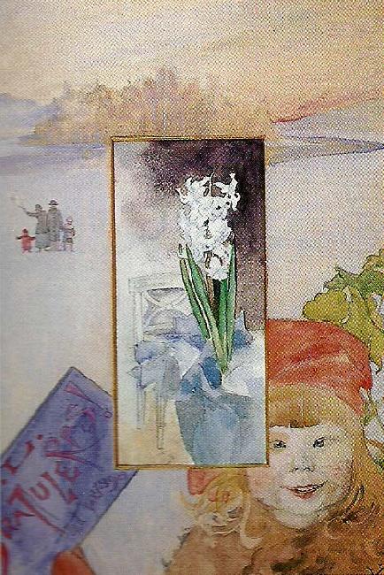 Carl Larsson fodelsedagshyacinten china oil painting image